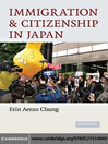 Immigration and Citizenship in Japan (eBook): Citizenship and Inclusion in Germany and the United States